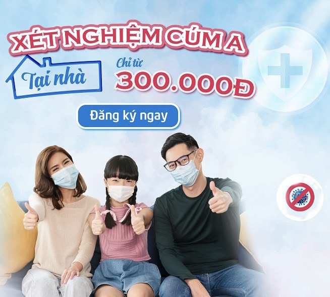 GREENMED xét nghiệm cúm A tận nơi chỉ từ 300.000 VNĐ tại GREENMED